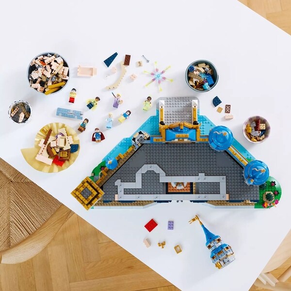 LEGO 43222 Disney Castle Building Set, 4837 Pieces, Age 18+ - Bed